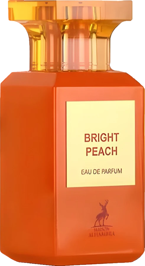 Frasco original de Bright Peach de Maison Alhambra