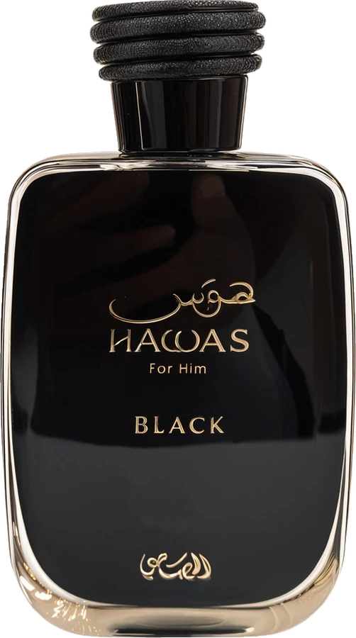 Frasco original de Hawas Black de Rasasi