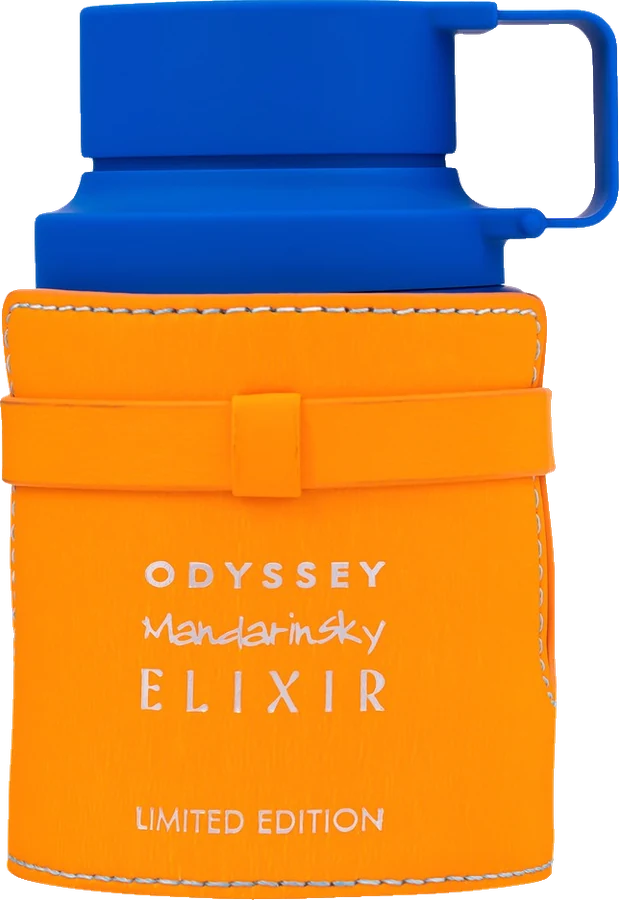 Frasco original de Odyssey Mandarin Sky Elixir de Armaf