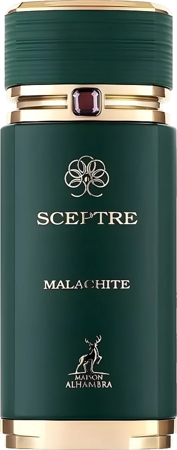 Frasco original de Sceptre Malachite de Maison Alhambra